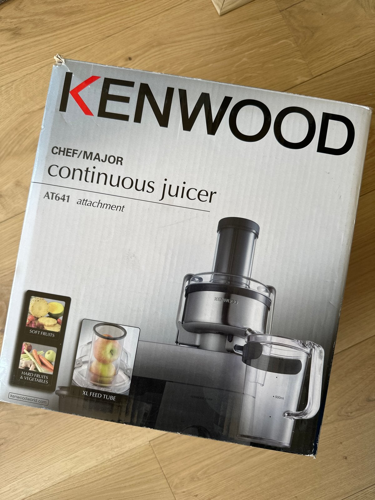 Kenwood Chef/Major Continuous Juicer AT641 - Nieuw in doos, Ophalen of Verzenden, Nieuw