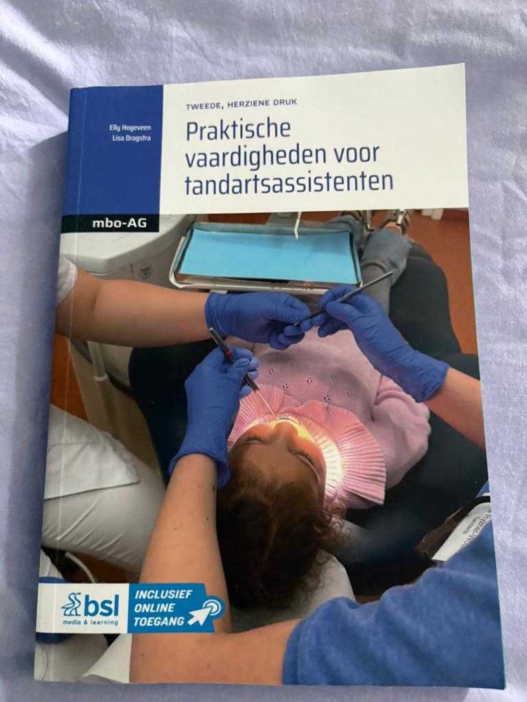 Boeken voor tandartsassistente opleiding mbo4, Ophalen of Verzenden, Beta, Zo goed als nieuw, MBO