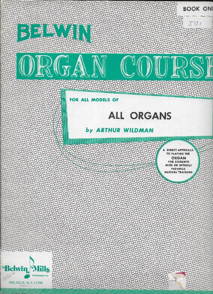 BL10 Belwin organ course for all organs Arthur Wildman, Muziek en Instrumenten, Orgel, Gebruikt, Klassiek, Ophalen of Verzenden