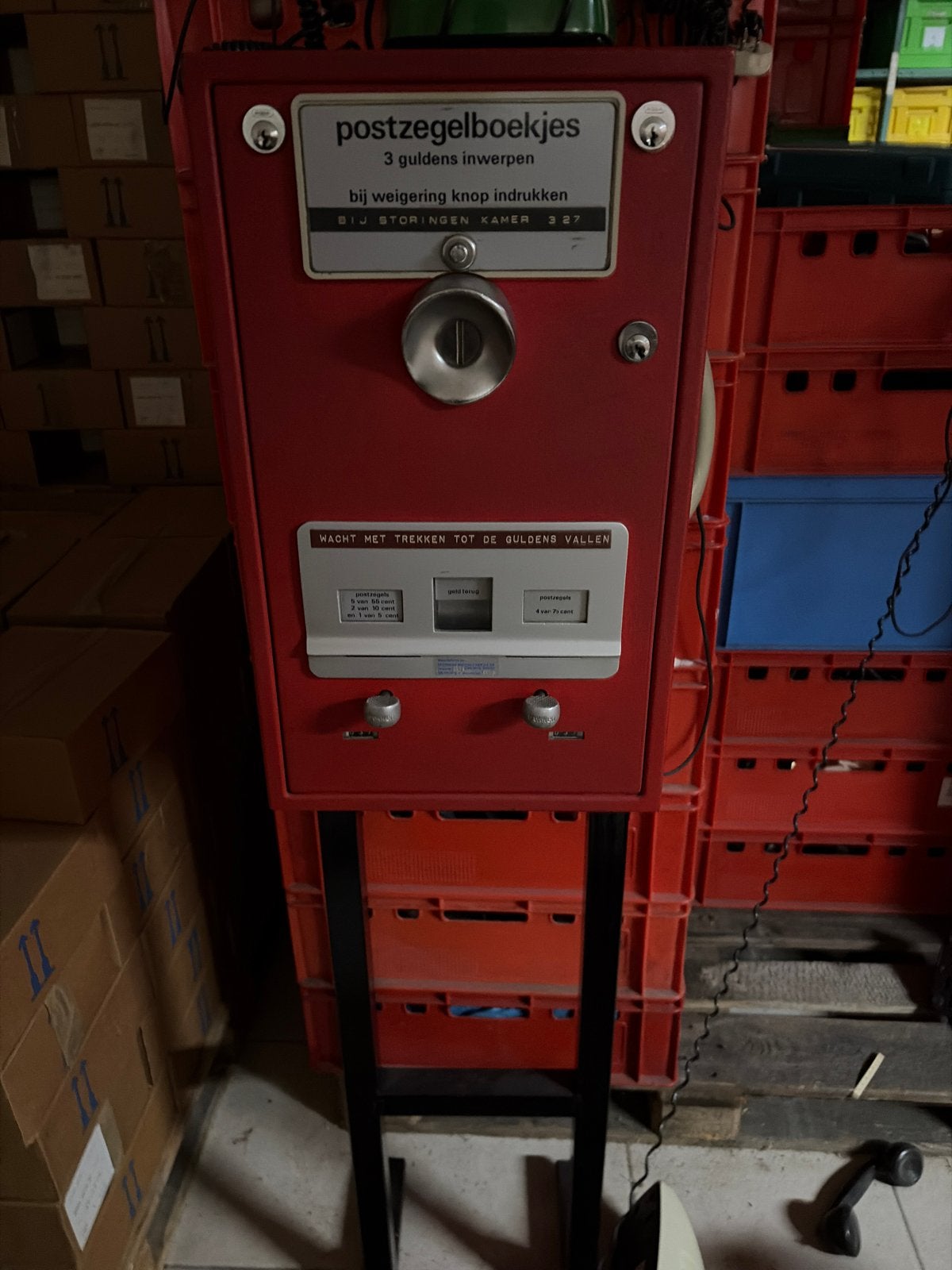 Vintage PTT Postzegelboekjes Automaat op standaard, Ophalen, T/m 1940, Gestempeld