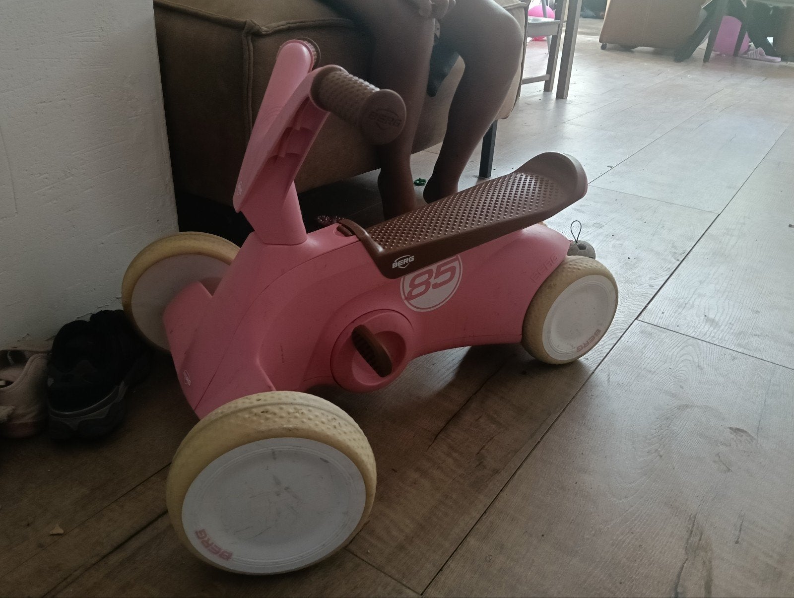 Roze BERG Biky loopfiets voor kinderen, Ophalen, Gebruikt, Loopfiets