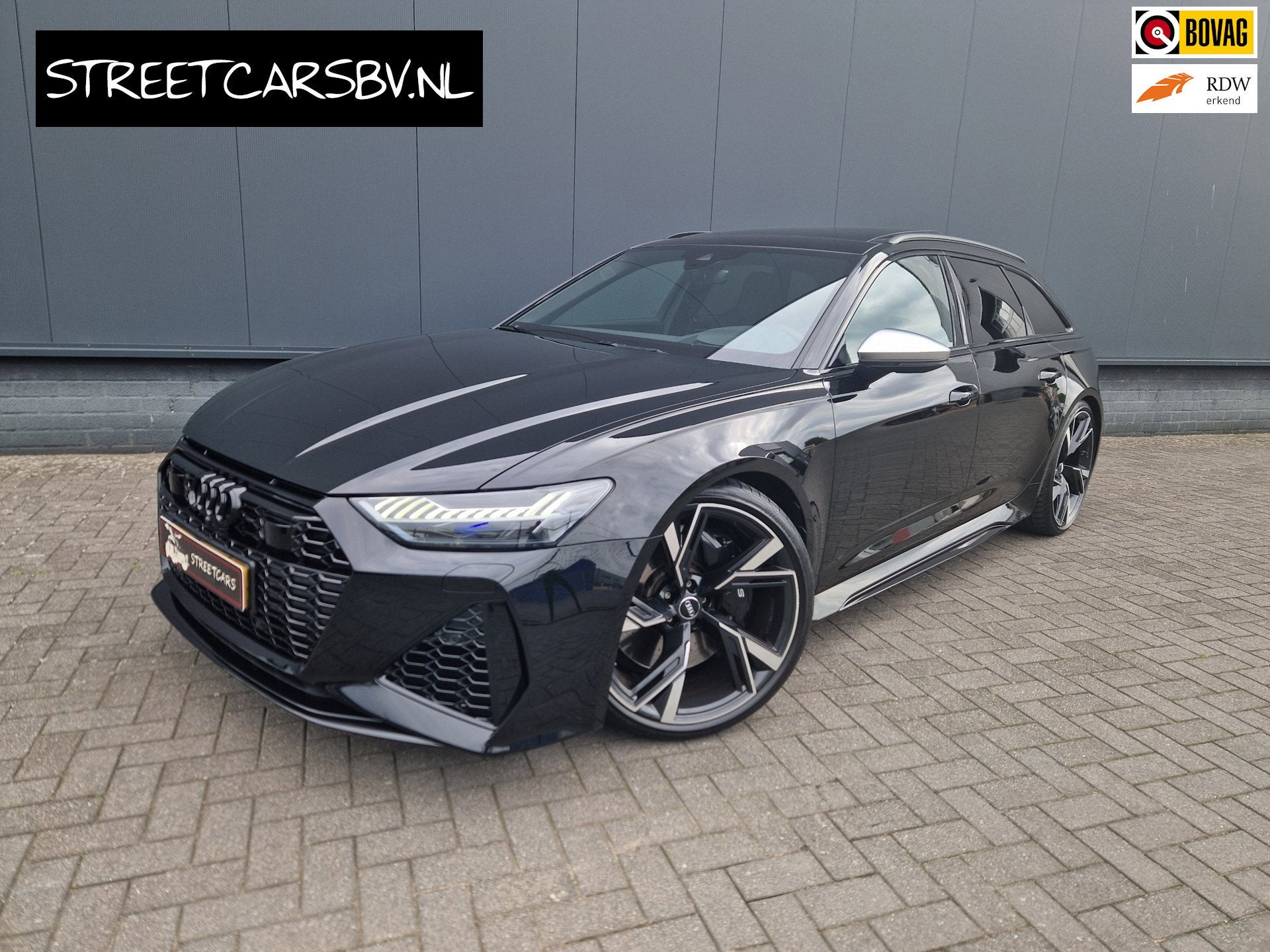 Audi RS6 TFSI Quattro/Luchtvering /Pano/HUD/Trekhaak/BTW, Automaat, Gebruikt, 600 pk, Leder