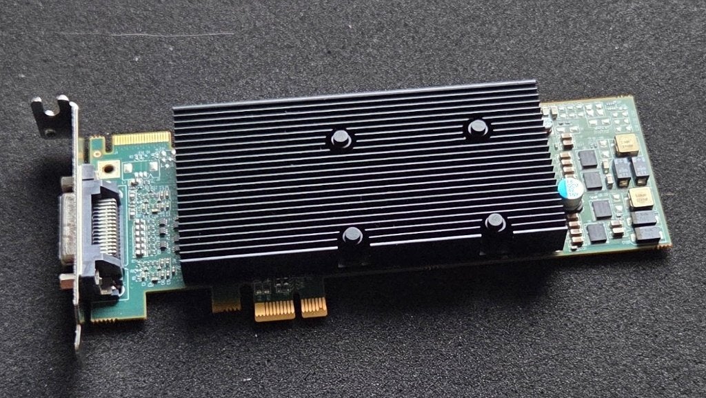 Matrox M9120 PCIe x16 Grafische Kaart, Gebruikt, Overige soorten, Verzenden, PCI-Express 1