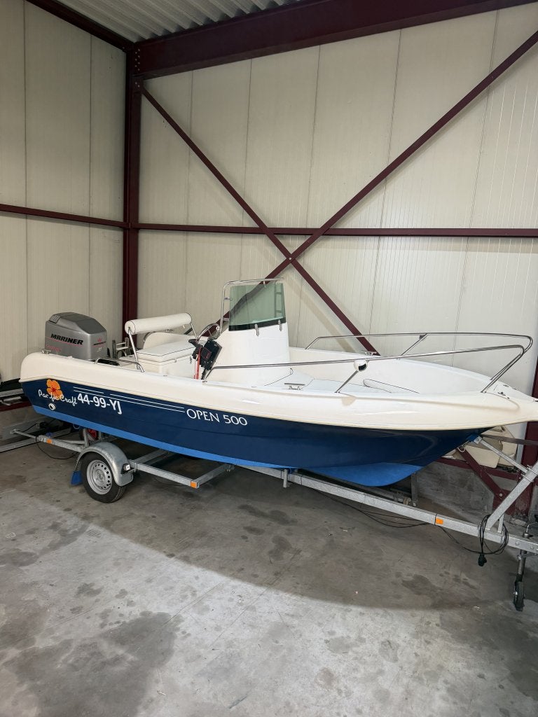 Pacific craft  500 open mariner 90pk 4takt, Overige merken, Gebruikt, Overige brandstoffen, 5 m
