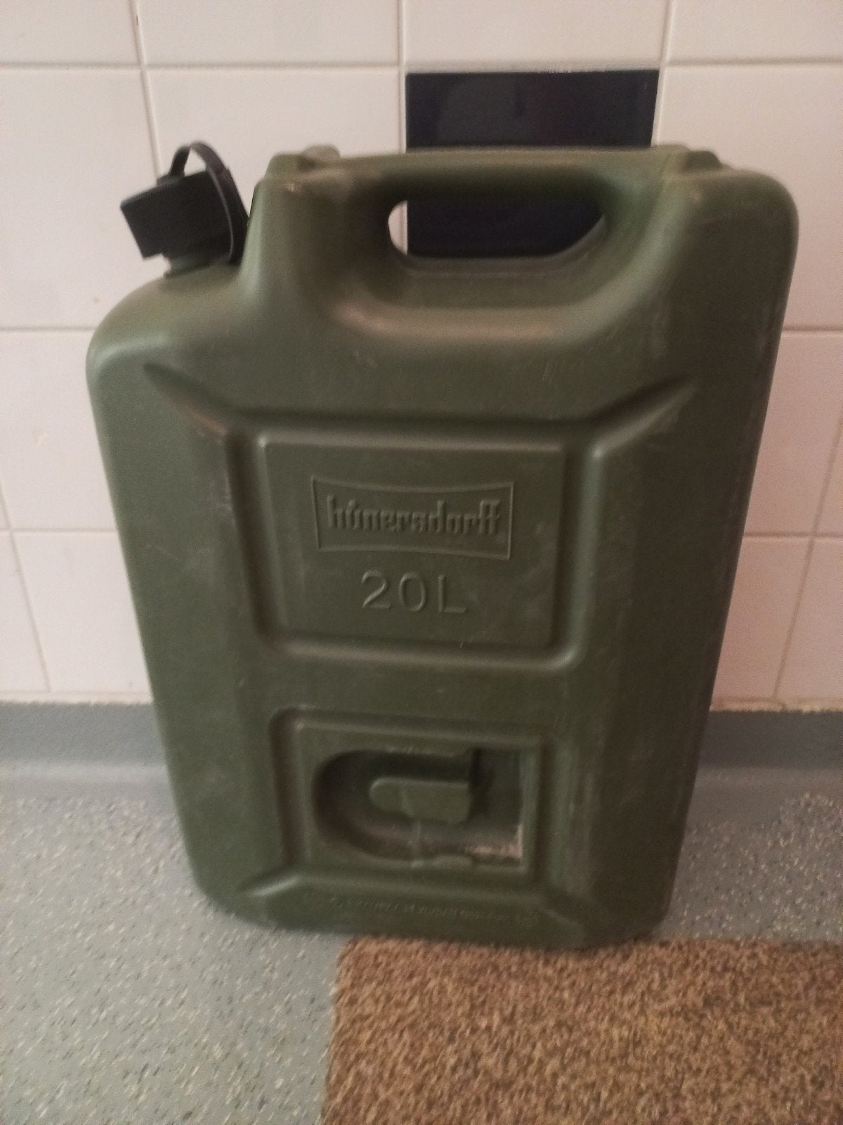 Hünersdorff Jerrycan 20L - Groen, Ophalen of Verzenden