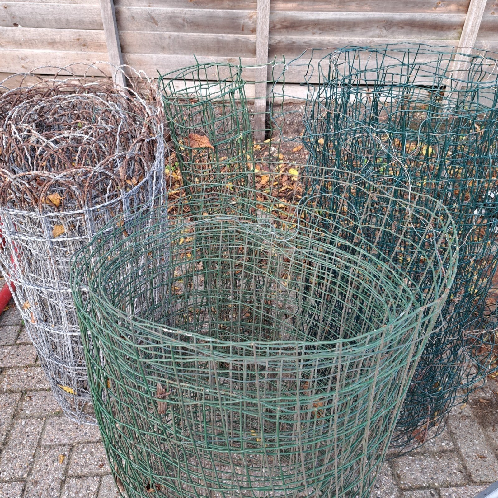 Diverse rollen gaas voor o.a. afrastering en tuin, Ophalen, Gebruikt