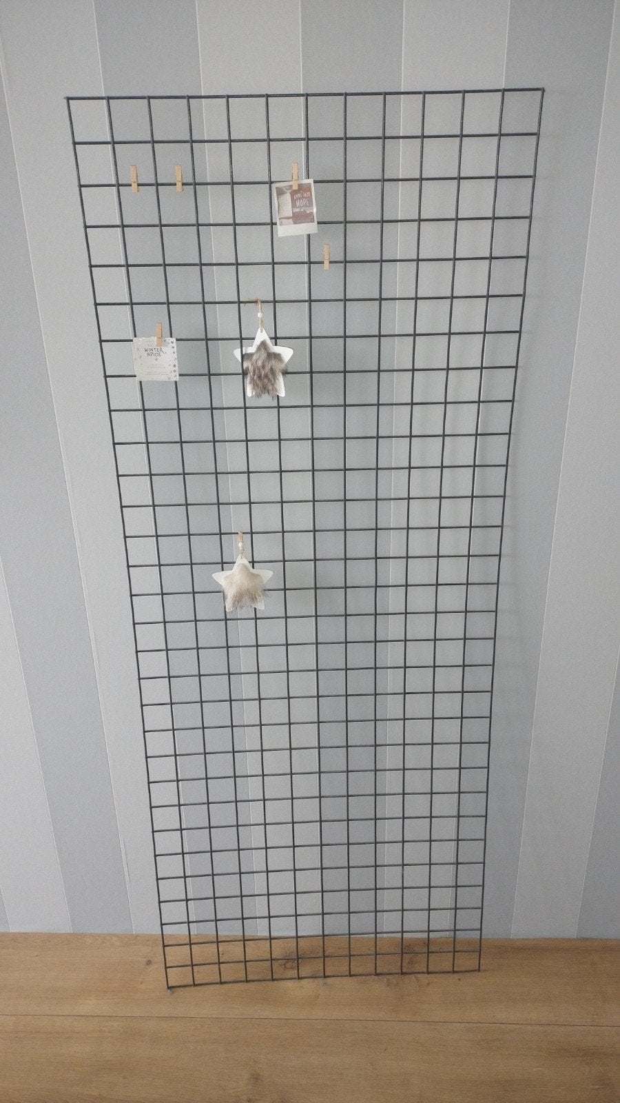 Antraciet grijs decoratie rek voor kaarten/foto's, Ophalen