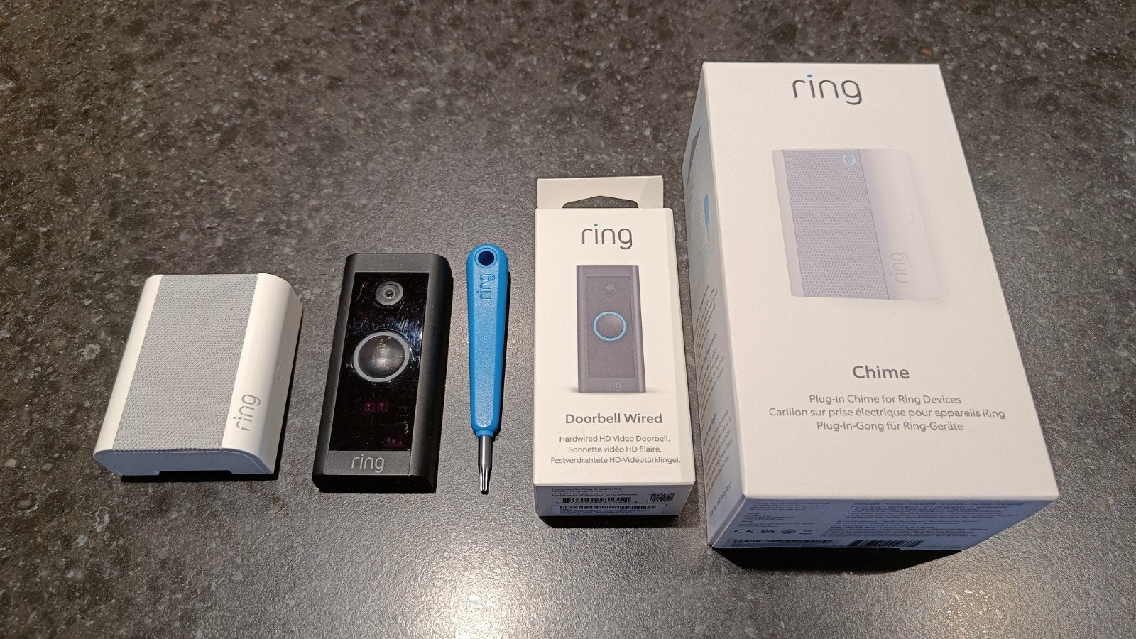 Ring Doorbell Wired met Chime - Nieuwstaat, Ophalen of Verzenden, Zo goed als nieuw