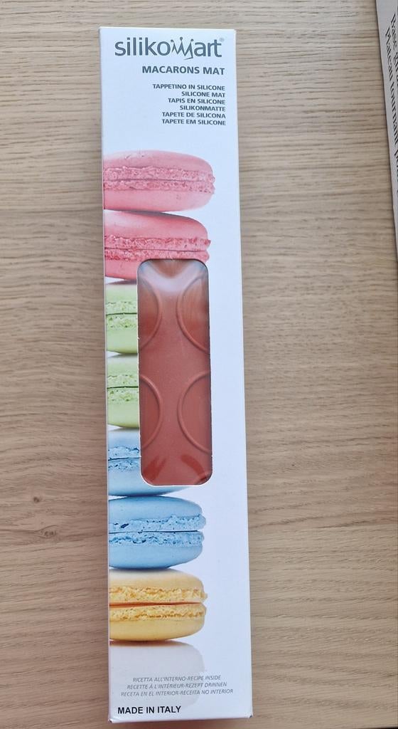 Silikomart Macarons Mat - Siliconen Bakmat, Overige typen, Nieuw, Ophalen of Verzenden, Rood