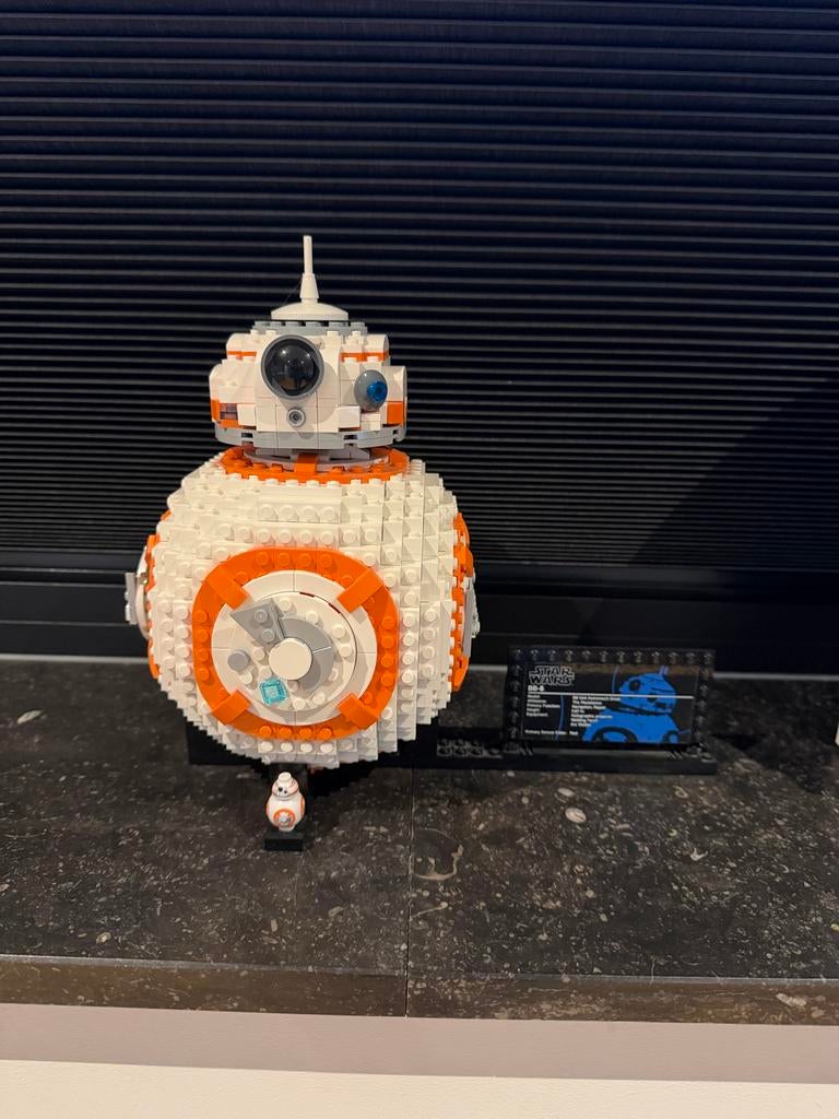 Lego Star Wars BB-8 met display, Ophalen, Inclusief minifiguren, Gebruikt, Star Wars