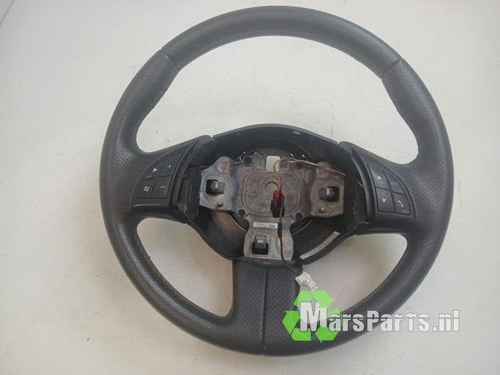 Stuurwiel van een Fiat 500