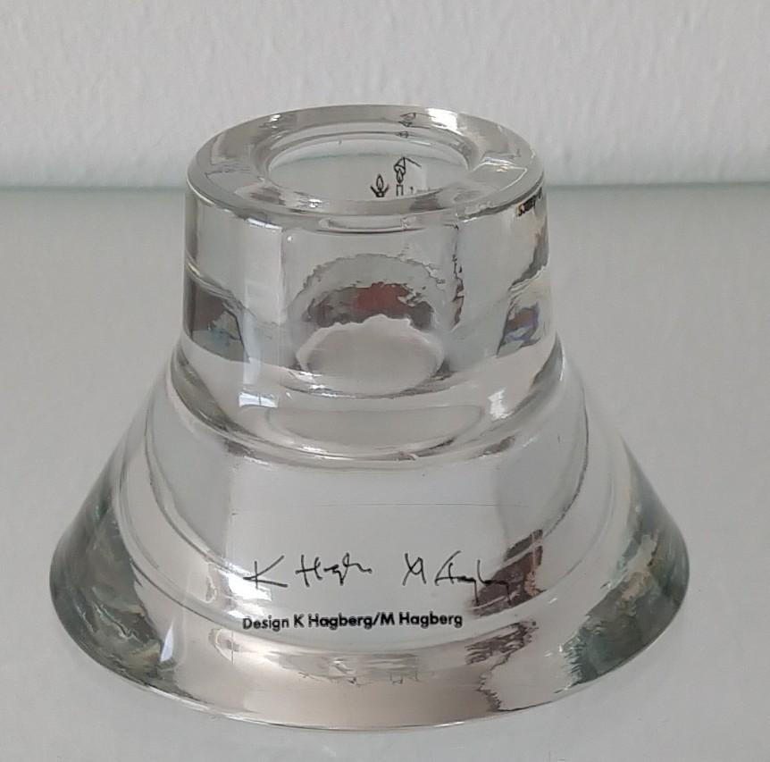waxine brander glas, K Hagberg en M Hagberg, volgnr 15, Huis en Inrichting, Woonaccessoires | Kandelaars en Kaarsen, Overige materialen