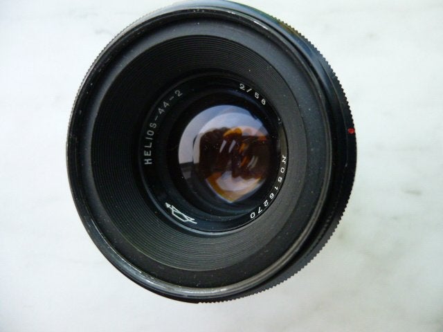 Helios 58mm 2.0 Swirly Bokeh objectief / KMZ uitvoering /.., Ophalen, Zo goed als nieuw, Telelens