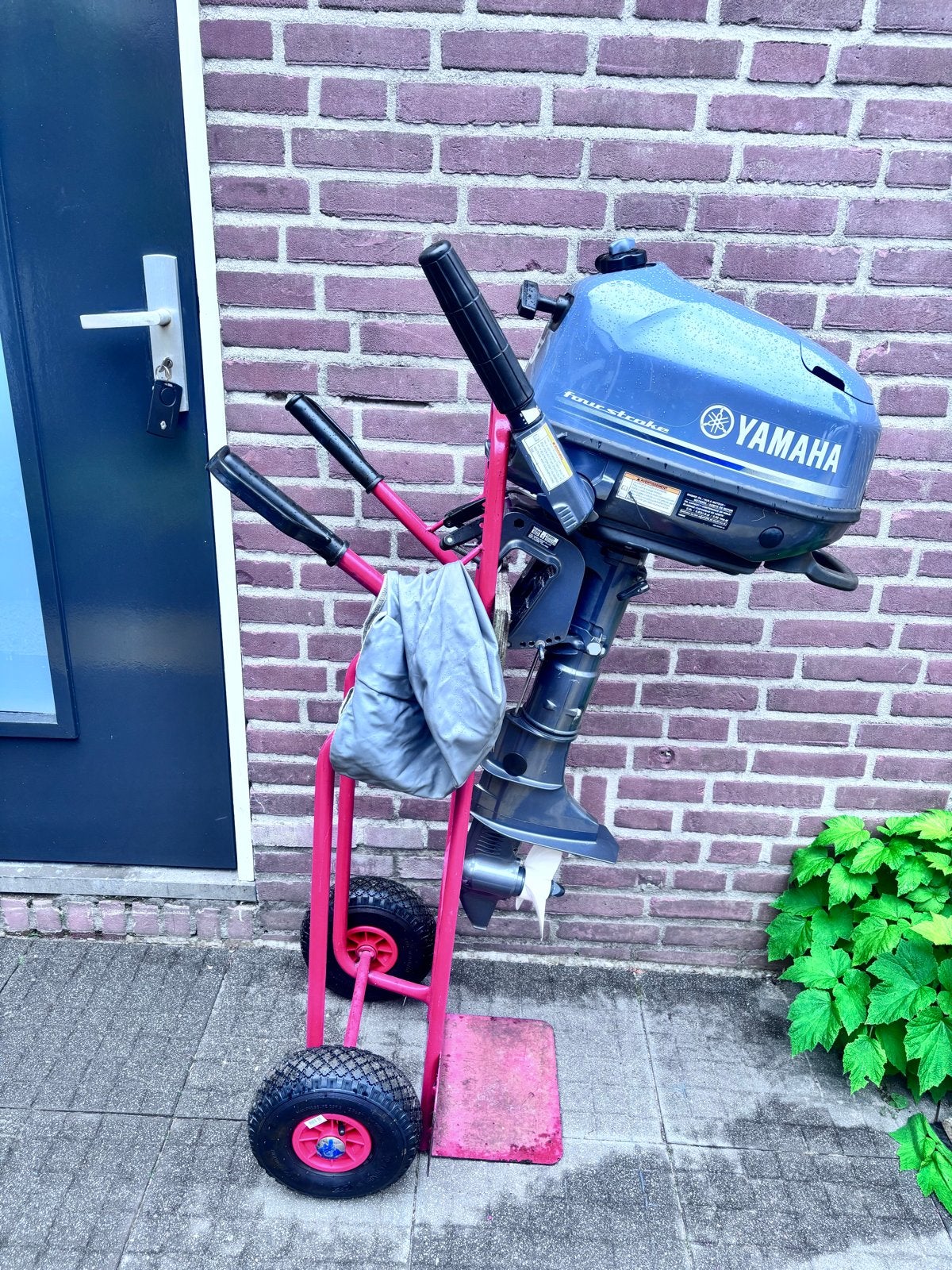 Yamaha 4-takt buitenboordmotor, langstaart, Ophalen, Gebruikt, 5 tot 10 pk, Viertaktmotor