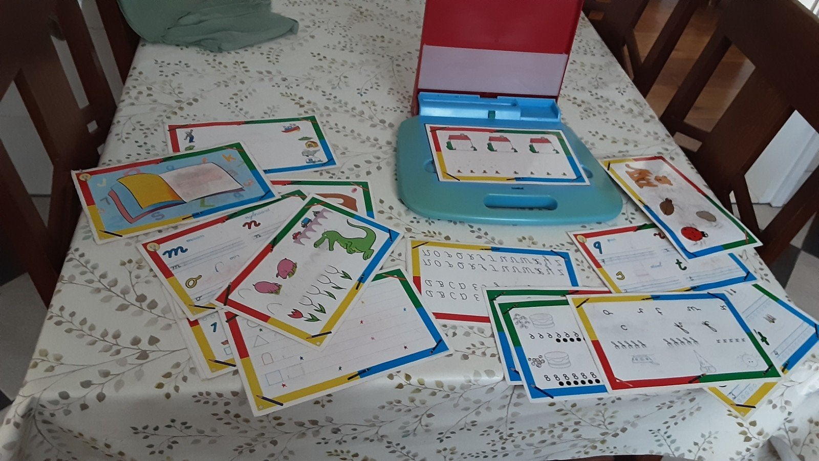 Ik leer lezen en schrijven leercomputer met kaarten, Ophalen of Verzenden, Gebruikt, Taal en Lezen, Met licht