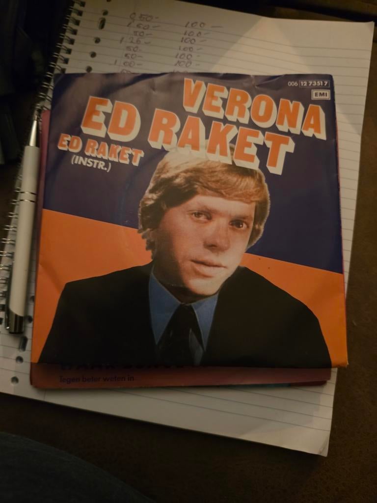 Ed Raket - Verona / Ed Raket (Instr.) 7 inch single, Ophalen of Verzenden, Gebruikt, 7 inch