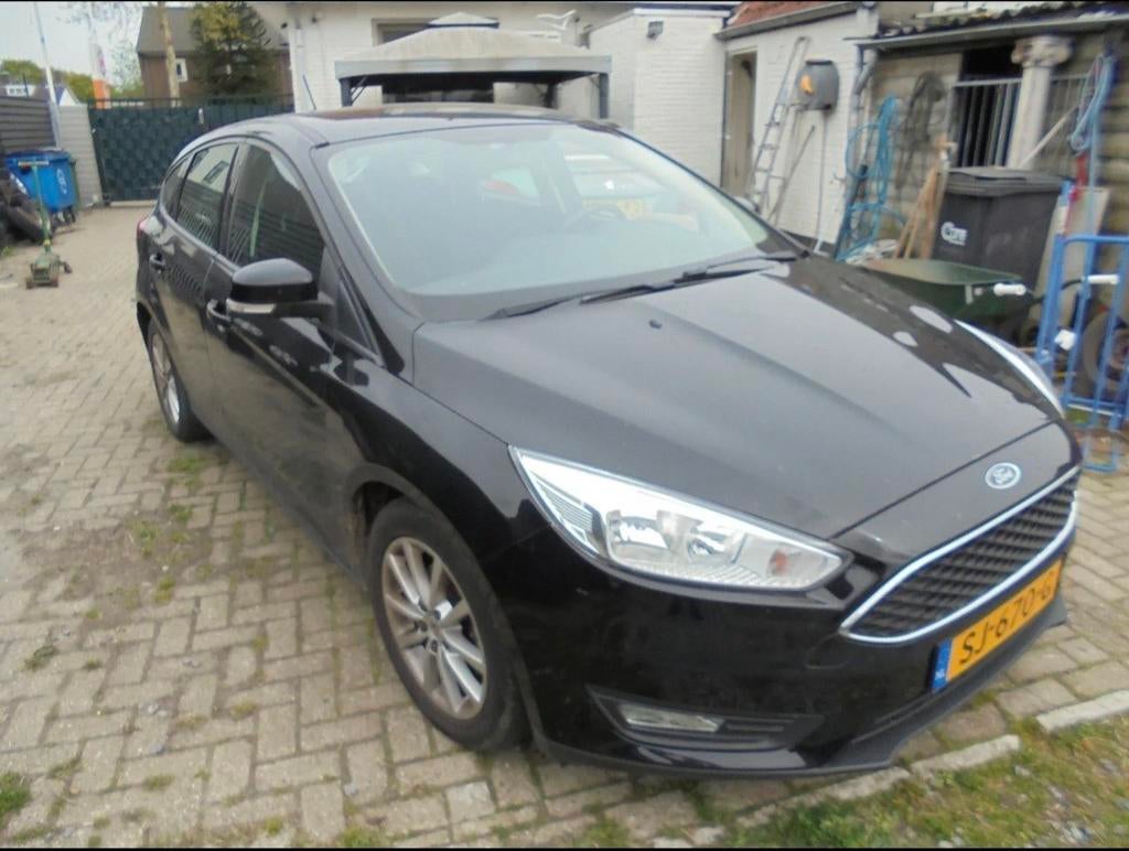 Ford Focus 1.0 Ecoboost 74KW 5D 2018 Zwart, Stof, Zwart, 635 kg, 100 pk