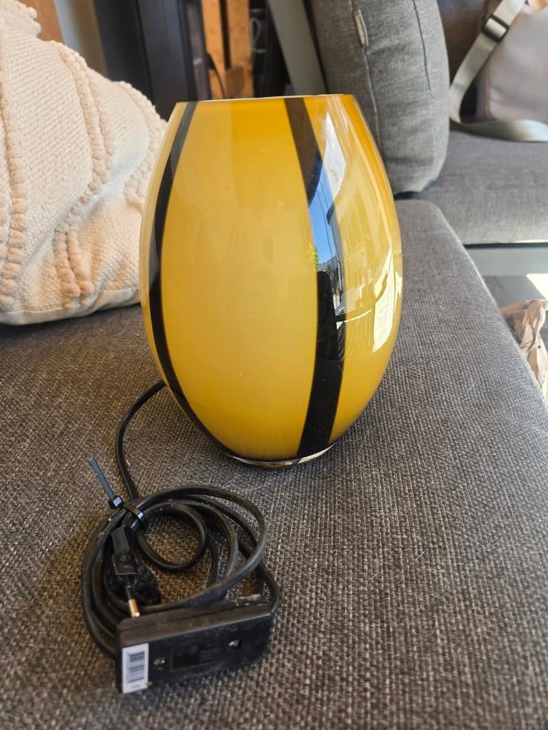 Volux italiaanse designer lamp, Ophalen of Verzenden, Zo goed als nieuw, Glas, Minder dan 50 cm
