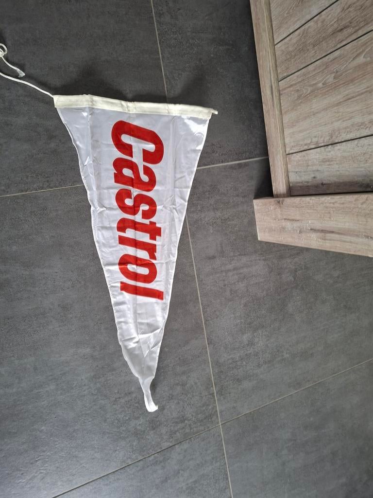 Castrol vlag, Ophalen of Verzenden, Zo goed als nieuw, Reclamebord