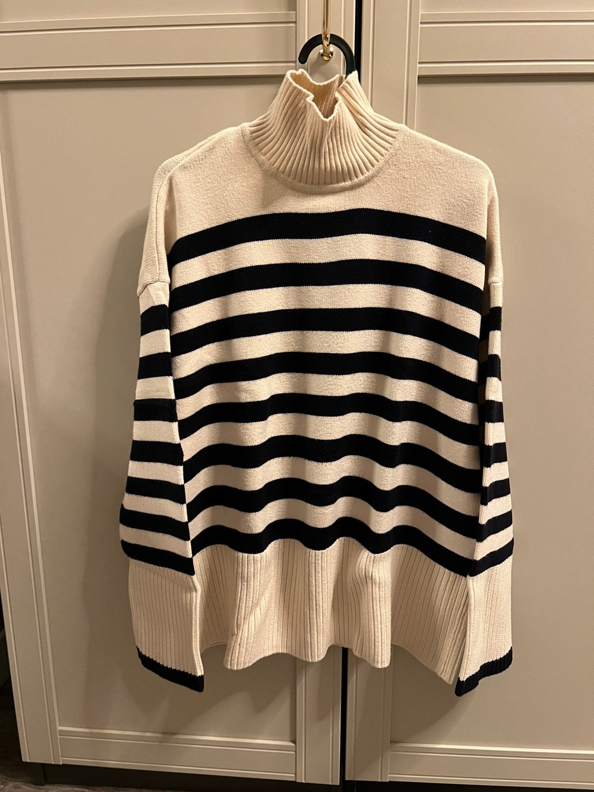 Zara coltrui M nieuw trui sweater knit hoodie gebreid wol, Kleding | Dames, Ophalen of Verzenden, Nieuw, Maat 38/40 (M), Beige