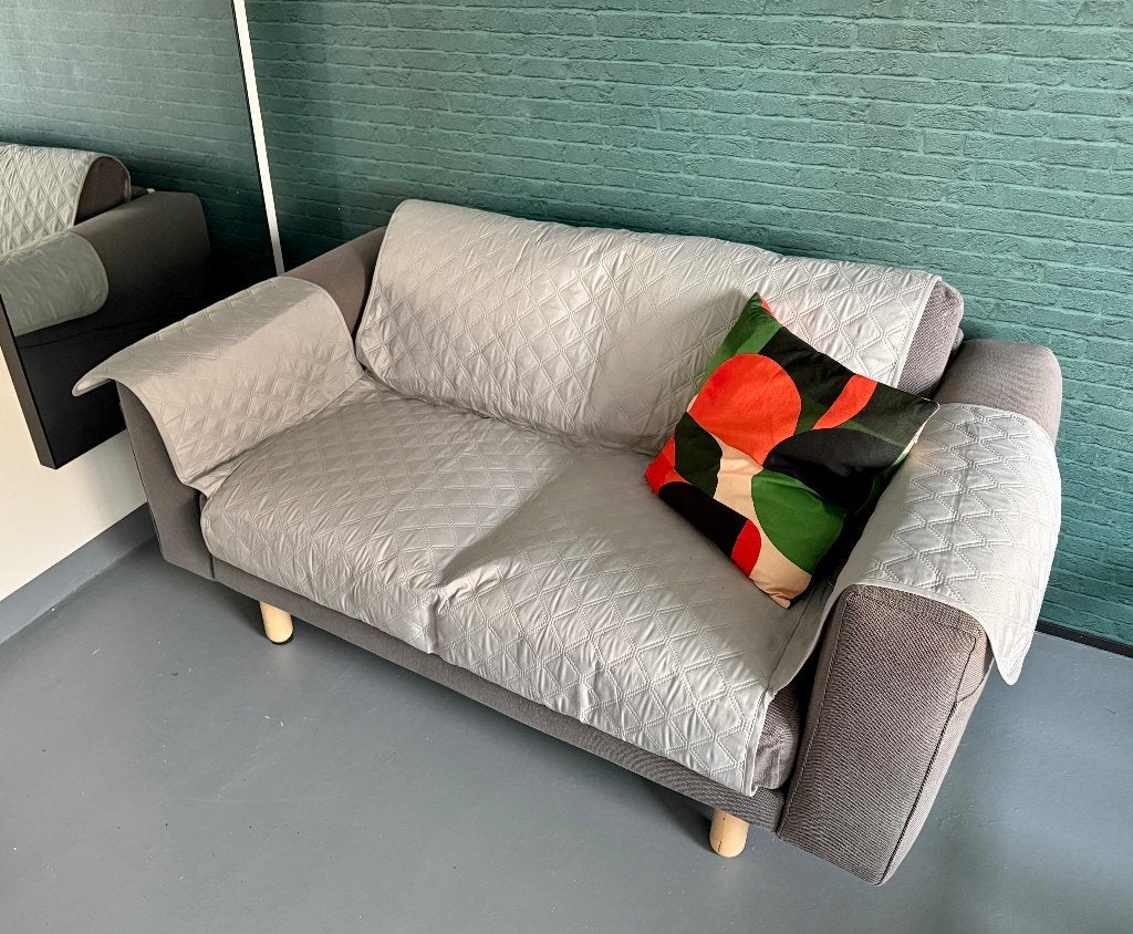 IKEA Norsborg 2-zitsbank donkergrijs, Ophalen, Gebruikt, Modern, Scandinavisch, 150 tot 200 cm