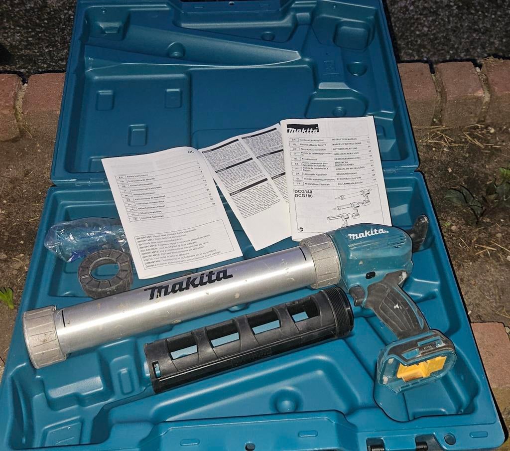 Makita DCG180 Kitspuit bijna nieuw! Compleet!, Ophalen, Zo goed als nieuw
