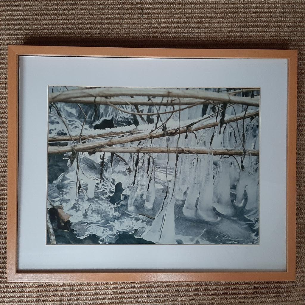 Fotoschilderij 3 stuks met lijst, Ophalen, Gebruikt, Schilderij, Minder dan 50 cm