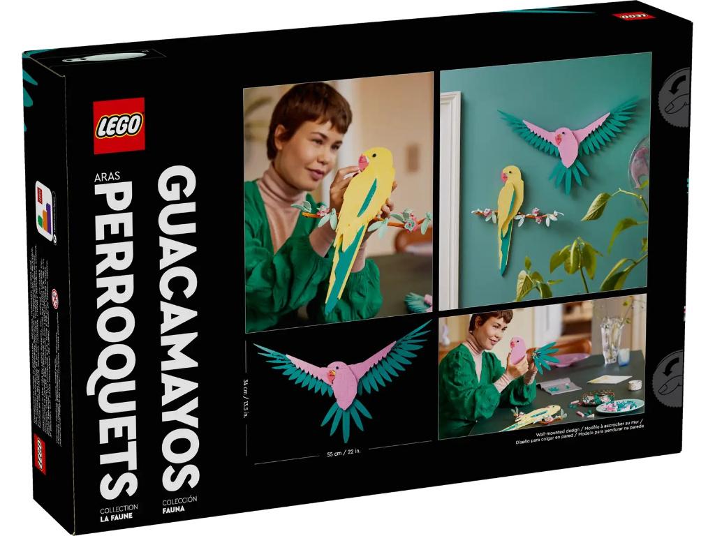 Lego Art set 31211 The Fauna Collection - Macaw Parrots, Ophalen of Verzenden, Nieuw, Complete set, Lego