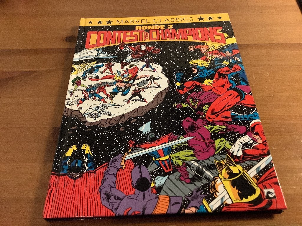 Marvel Classics Contest of Champions ronde 2. Hardcover zgan, Eén comic, Amerika, Marvel Comics, Ophalen of Verzenden