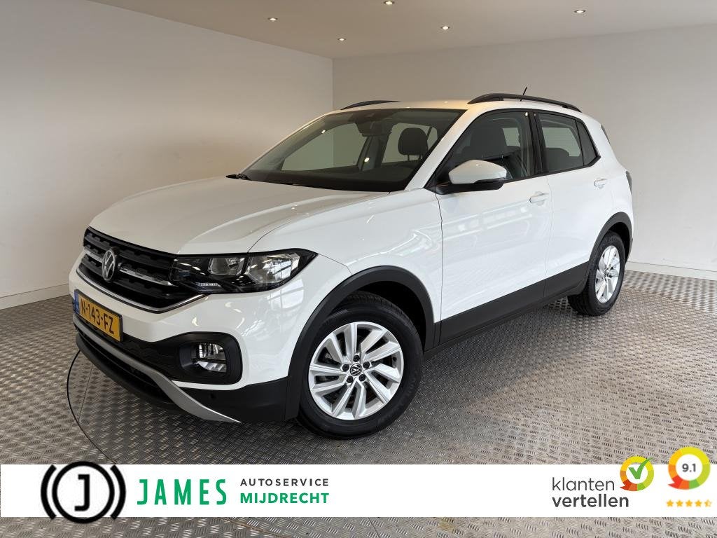 Volkswagen T-Cross 1.0 TSI Life Trekhaak, Parkeersensoren, A, Gebruikt, 95 pk, 620 kg, Wit