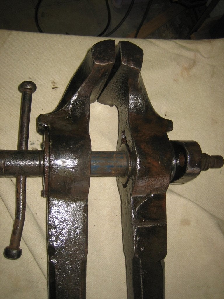 Zware staartbankschroef, Antiek en Kunst, Antiek | Gereedschap en Instrumenten, Ophalen