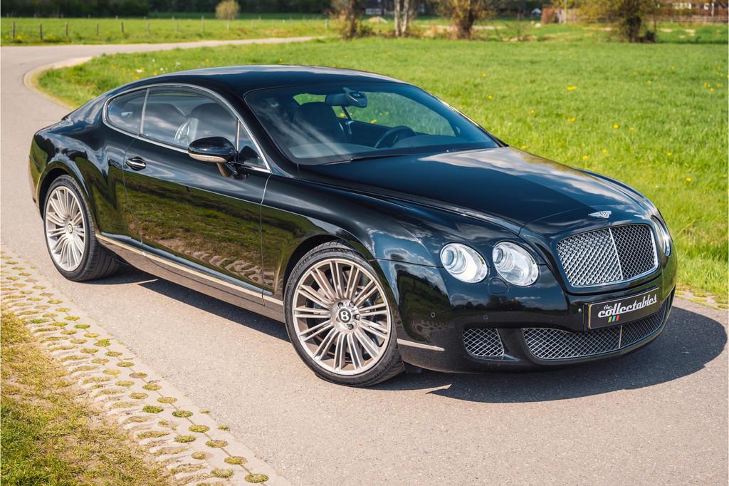 Bentley Continental GT 6.0 W12 Speed (bj 2009, automaat), Automaat, Zwart, 12 cilinders, Bedrijf