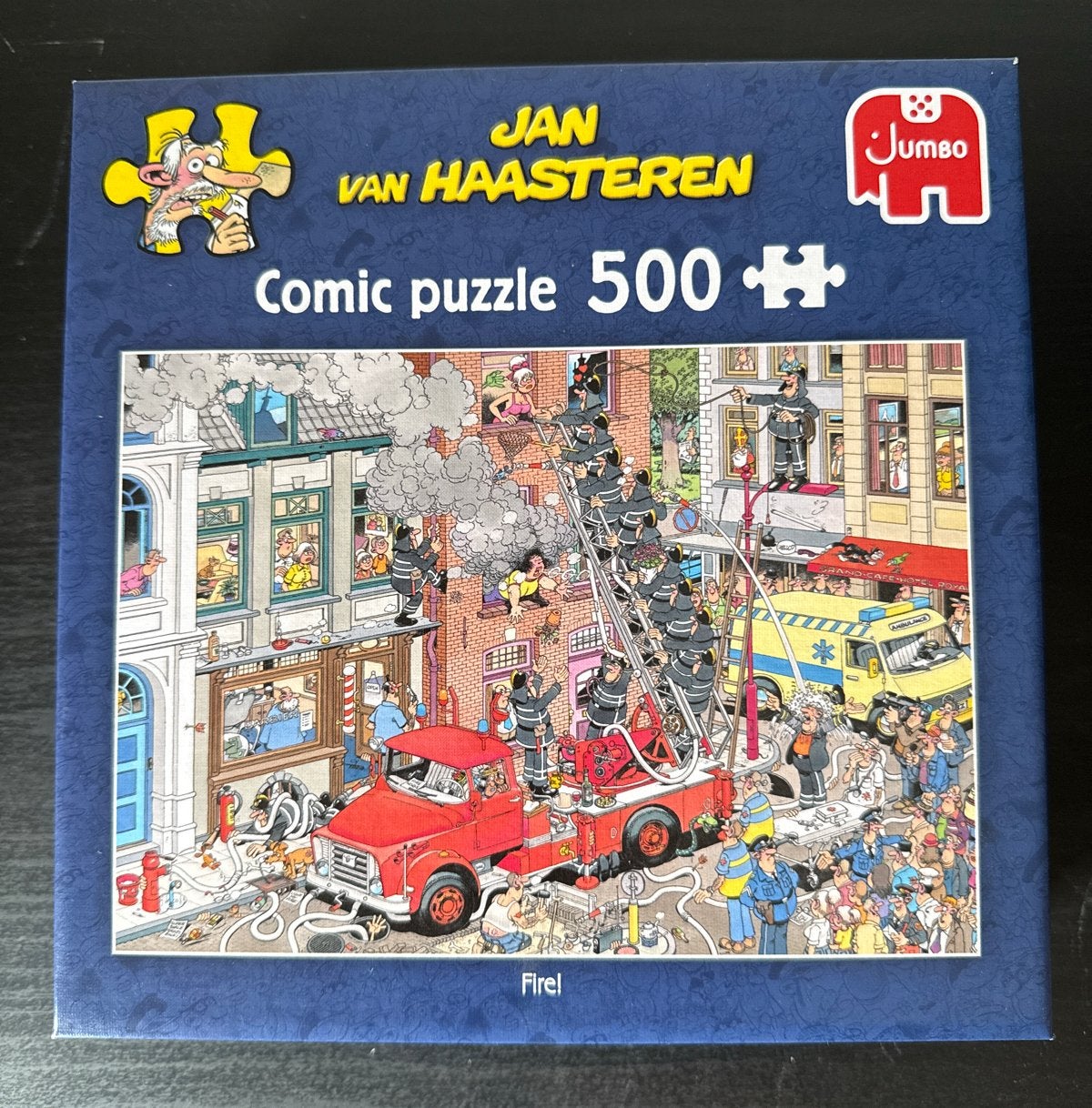 Jan van Haasteren Comic Puzzel - Brandweer (500 stukjes), Ophalen of Verzenden, 500 t/m 1500 stukjes, Nieuw, Legpuzzel