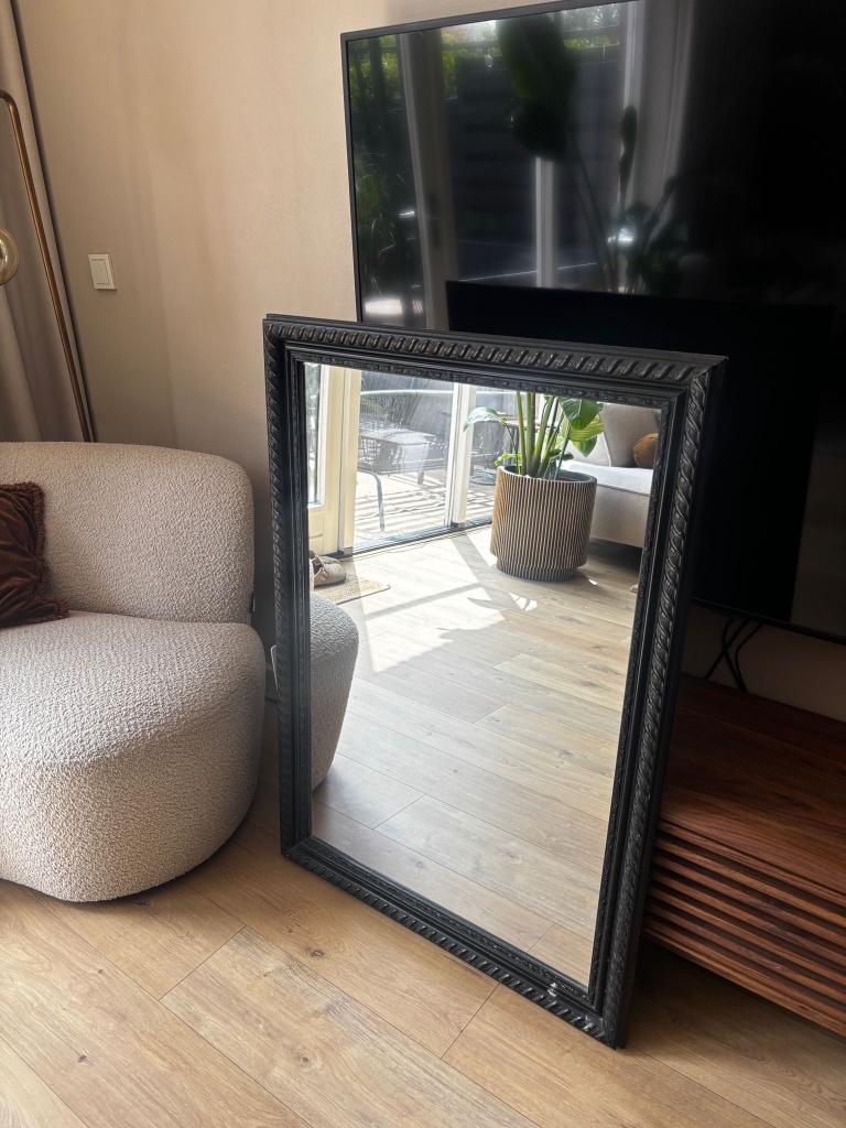 Spiegel, Huis en Inrichting, Woonaccessoires | Spiegels, Ophalen, Gebruikt, 100 tot 150 cm, Rechthoekig