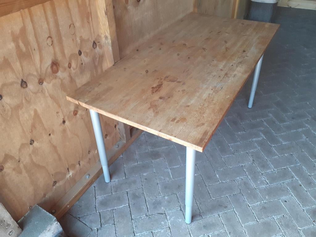 Tafel Ikea 150x75 cm verstelbare hoogte, Ophalen, In hoogte verstelbaar, Zo goed als nieuw