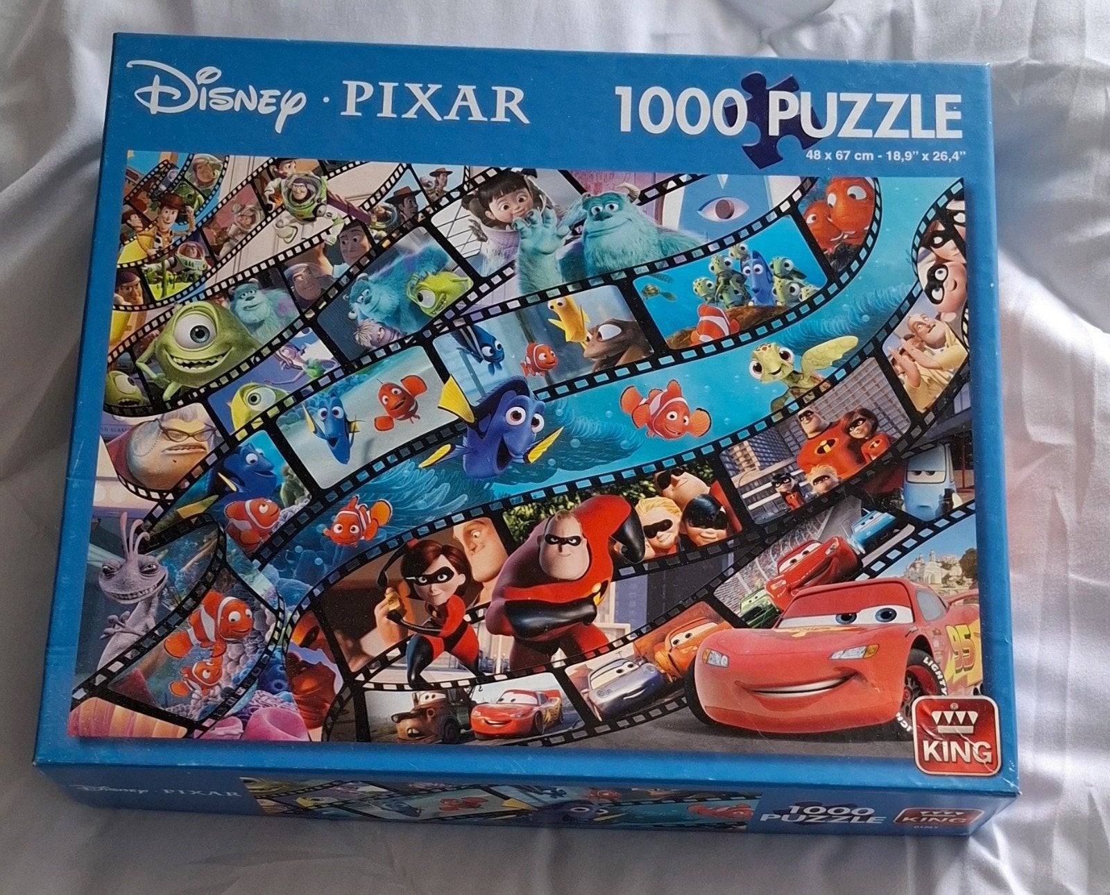 Disney Pixar puzzel, Ophalen, 500 t/m 1500 stukjes, Zo goed als nieuw, Legpuzzel