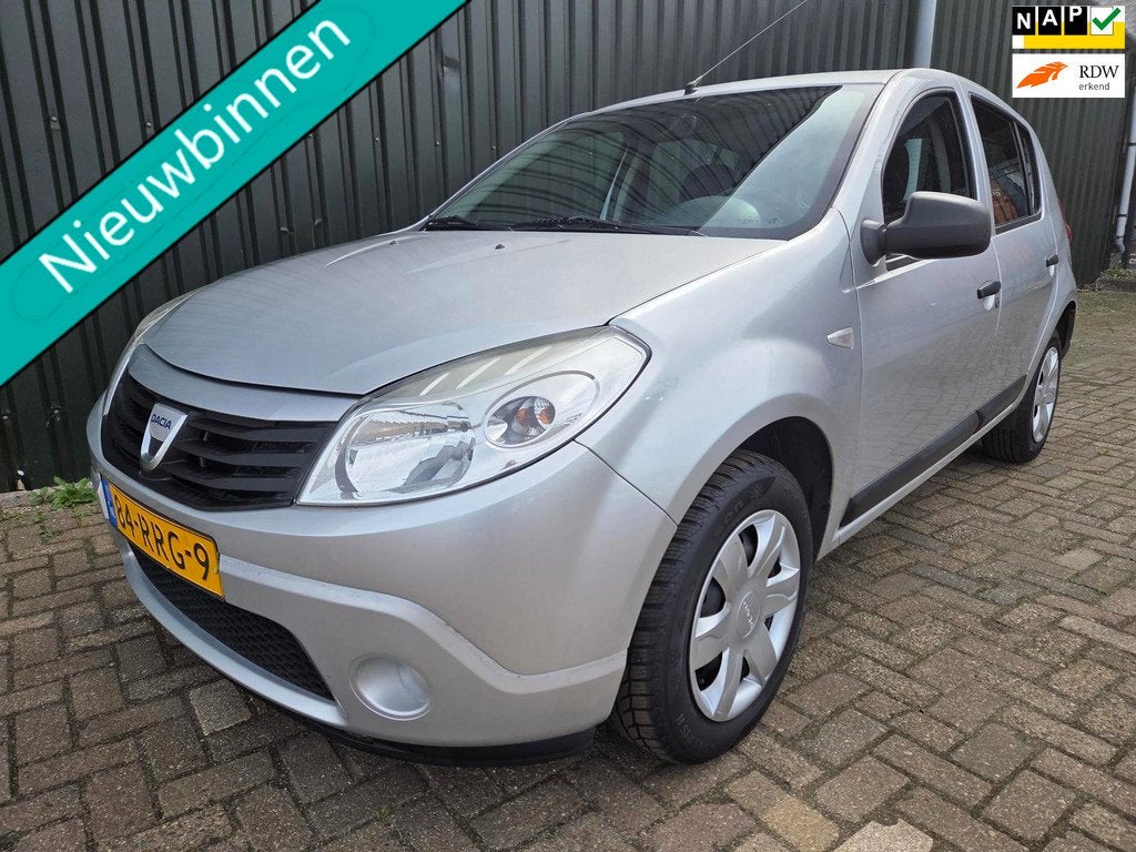 Dacia Sandero 1.2 Ambiance Airco NW koppeling, Auto's, Dacia, Voorwielaandrijving, Euro 5, Stof, Gebruikt
