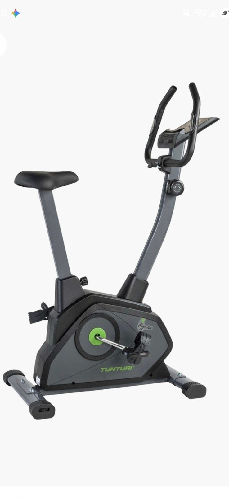 Tunturi Cardio Fit B35Hometrainer - Zo goed als nieuw, Ophalen of Verzenden, Zo goed als nieuw, Metaal, Benen