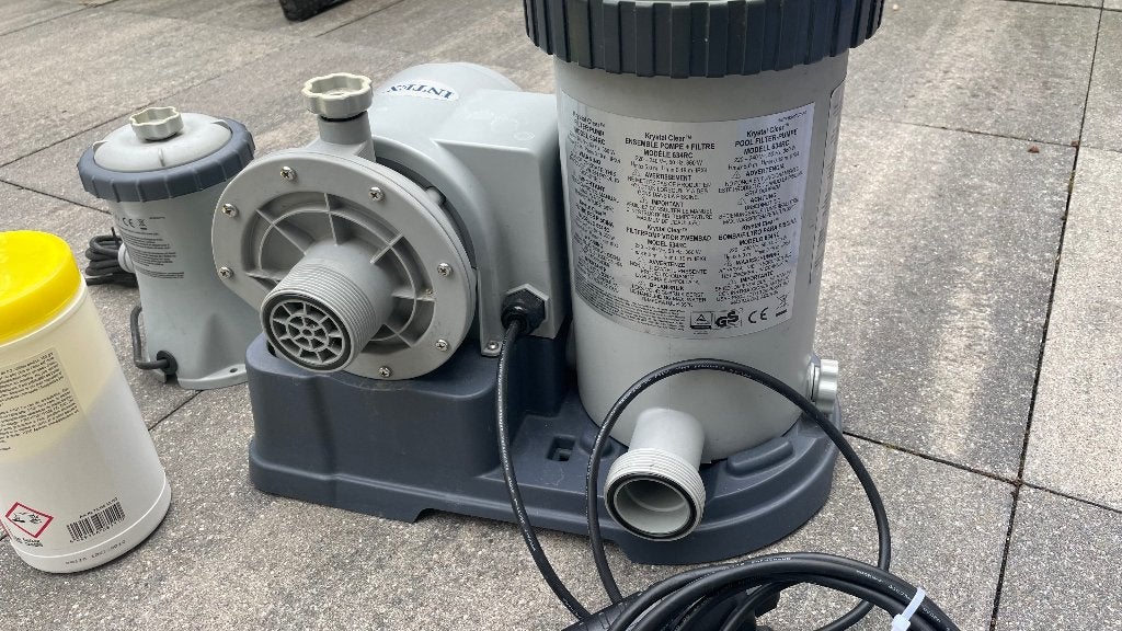 opzet zwembad en circulatie pomp te koop, Ophalen, Gebruikt, Minder dan 80 cm, Minder dan 200 cm