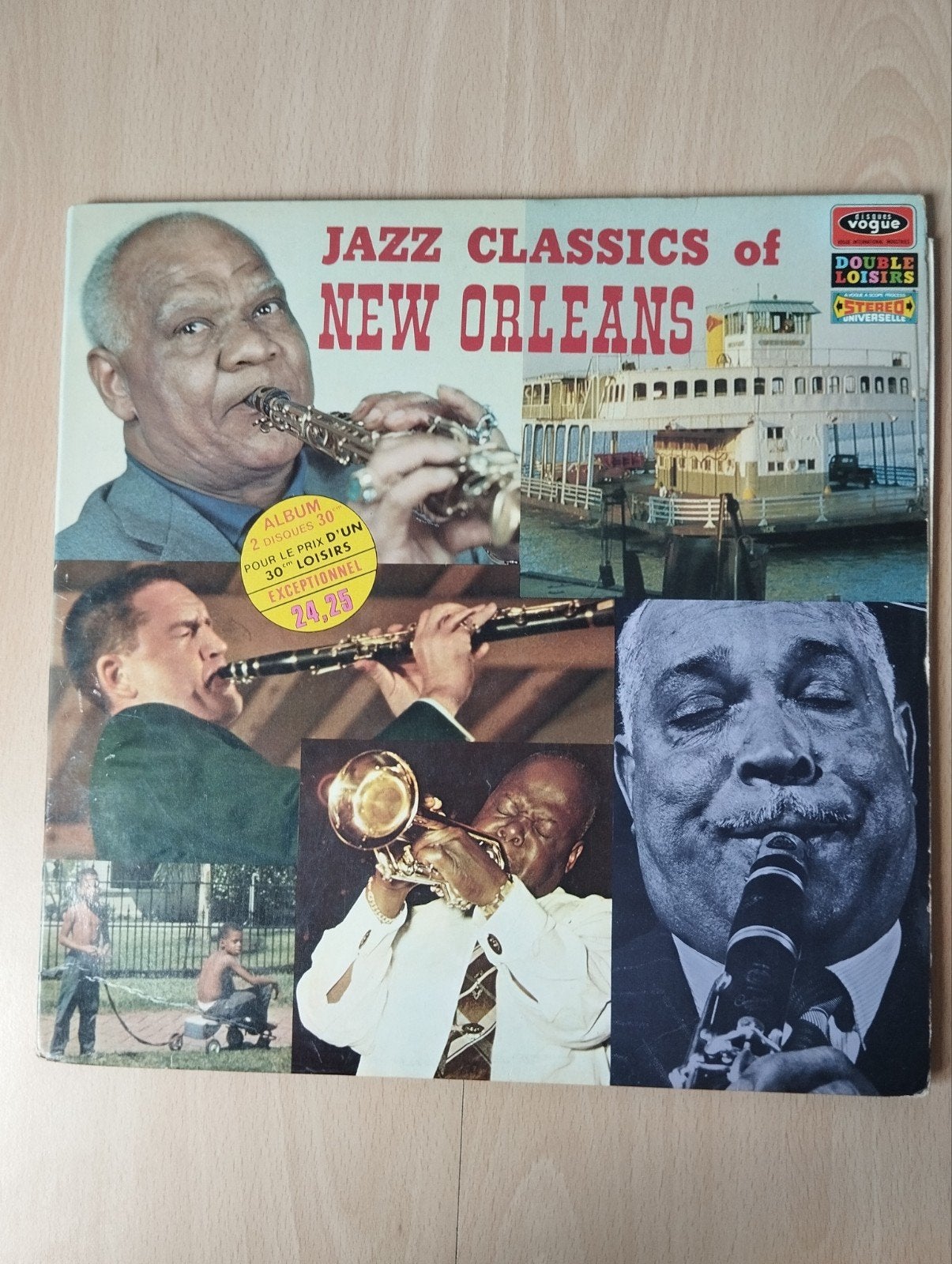 Jazz Classics of New Orleans - Dubbel-LP - Disques Vogue, Cd's en Dvd's, Ophalen of Verzenden, 12 inch, Jazz