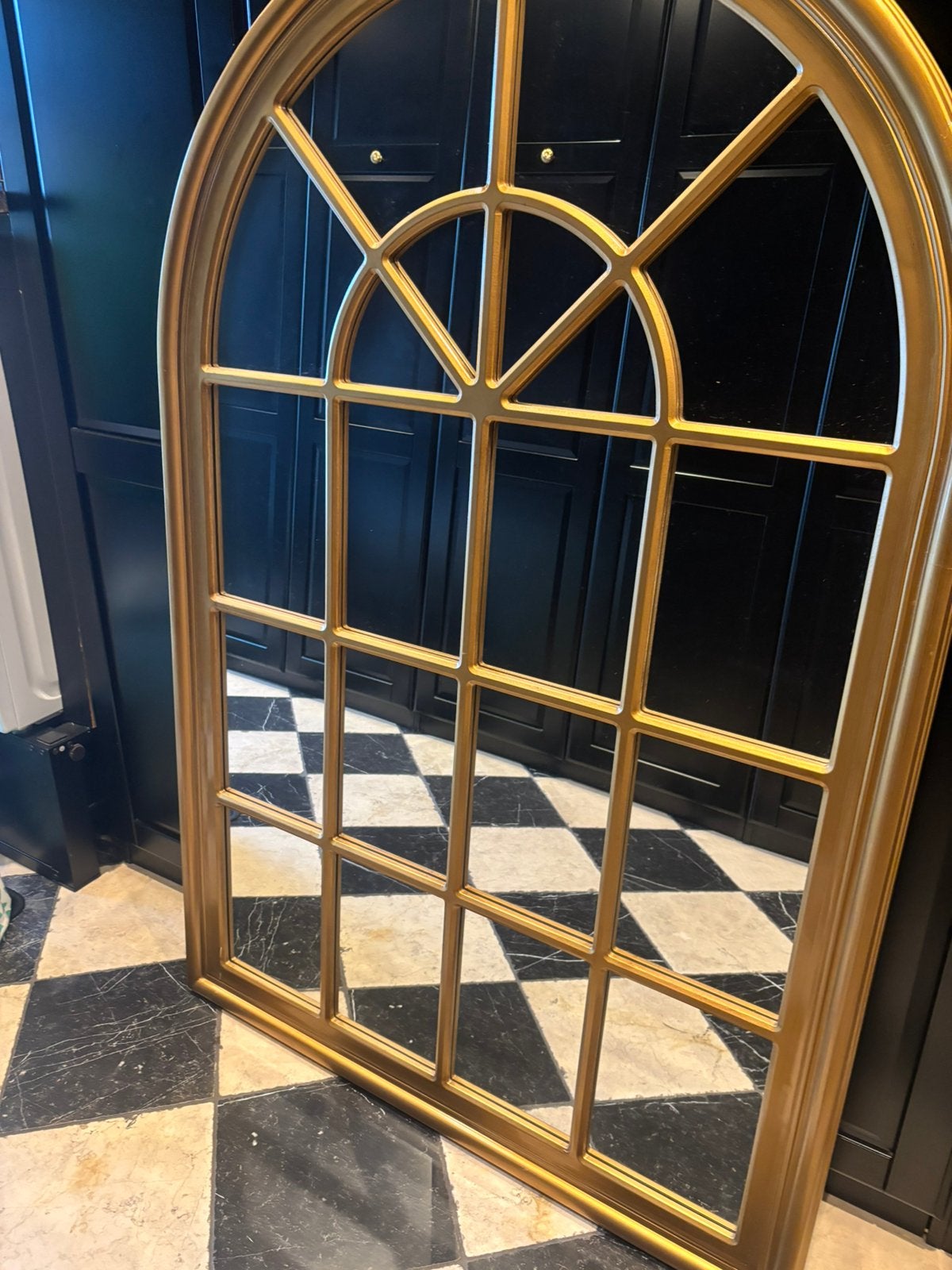 Grote gouden boog spiegel, Huis en Inrichting, Ophalen