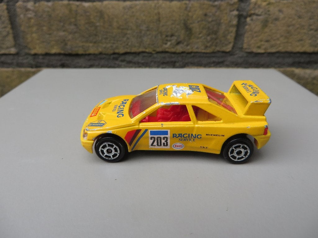 Majorette NO 202 Peugeot 405 T 16 RACING SERVICE, Ophalen of Verzenden, Gebruikt, Auto