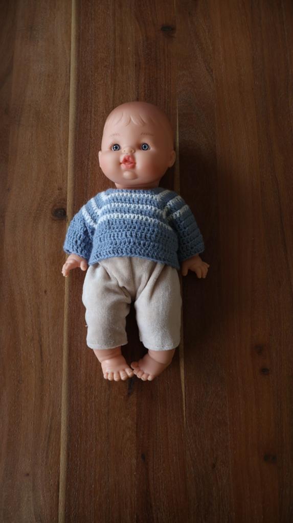 Poppenkind setje 011, Kinderen en Baby's, Speelgoed | Poppen, Ophalen of Verzenden, Nieuw, Babypop
