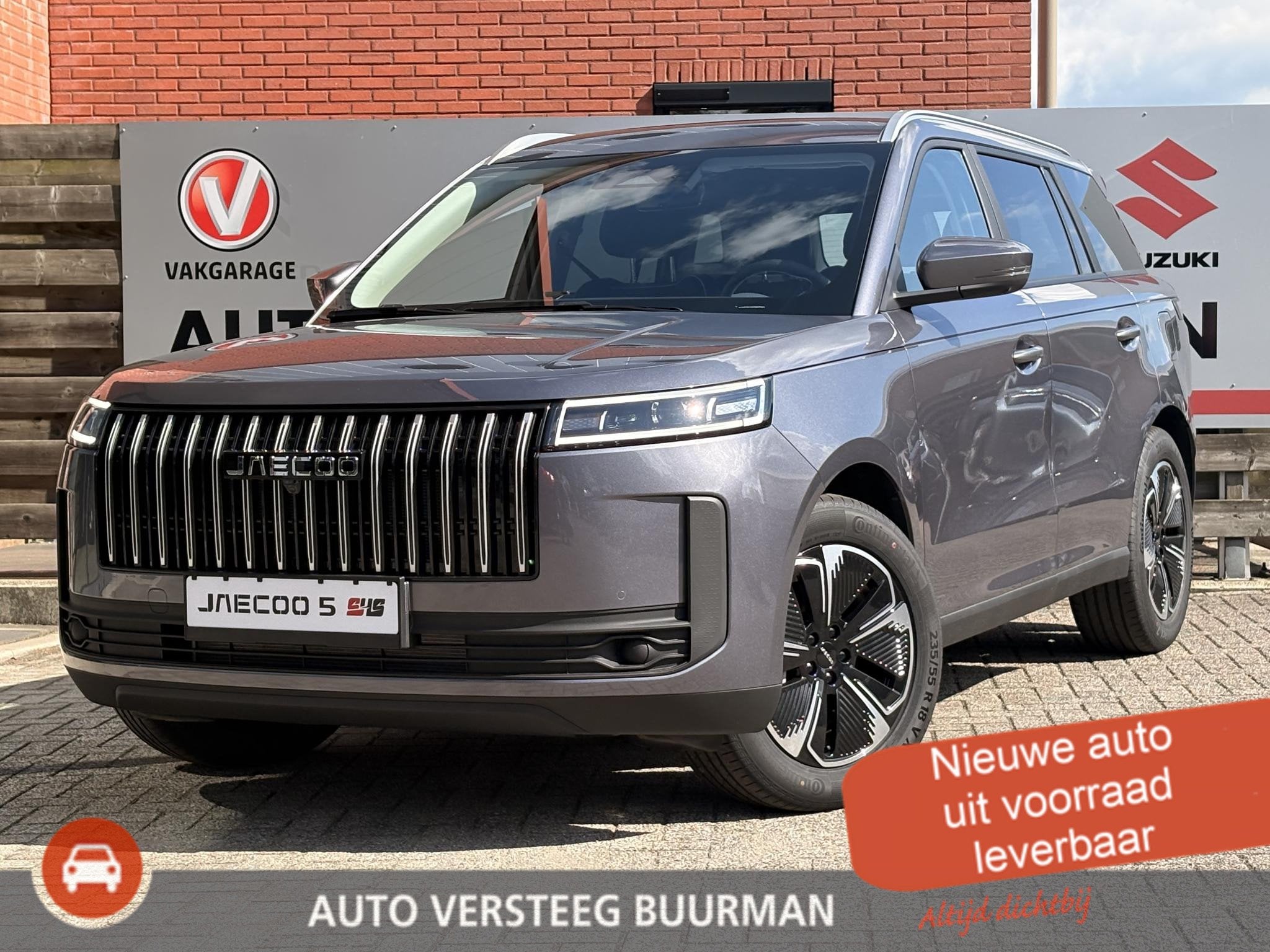 Jaecoo 5 1.5 T-GDi SHS-H Exclusive Navigatie, Stoel vent., A, 12 maanden, 4 cilinders, Nieuw, Hybride Elektrisch/Benzine