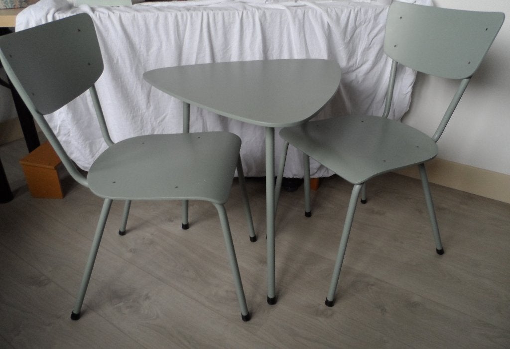retro stoel-tafel set, Ophalen, Minder dan 55 cm, Gebruikt, Retro