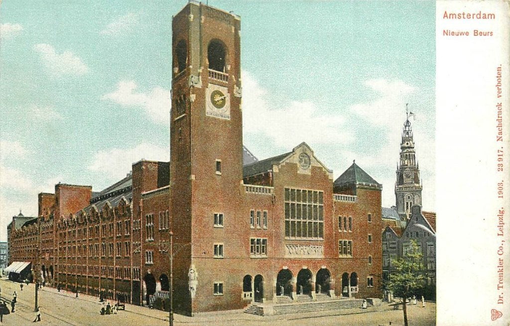 379-092-001 Amsterdam Nieuwe Beurs, Verzenden, Voor 1920, Noord-Holland