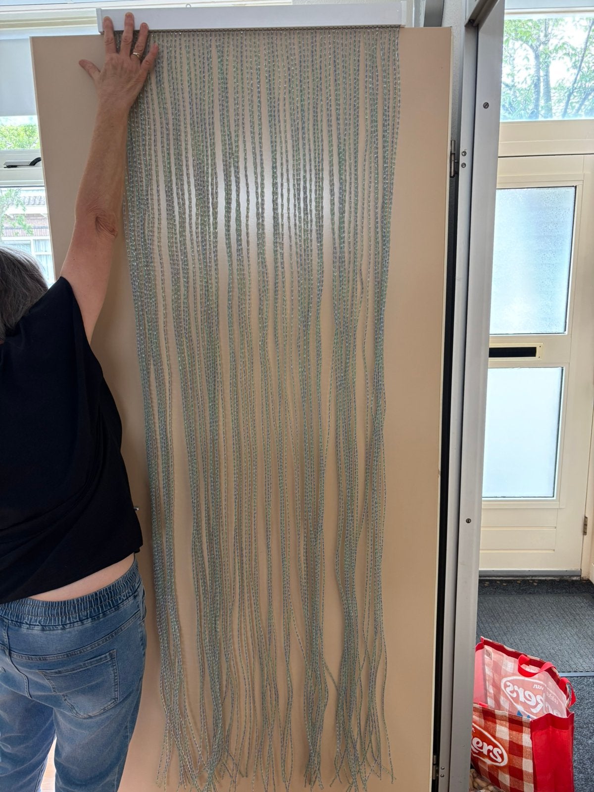 Vliegengordijn, Ophalen, Kunststof, Minder dan 80 cm, Zo goed als nieuw