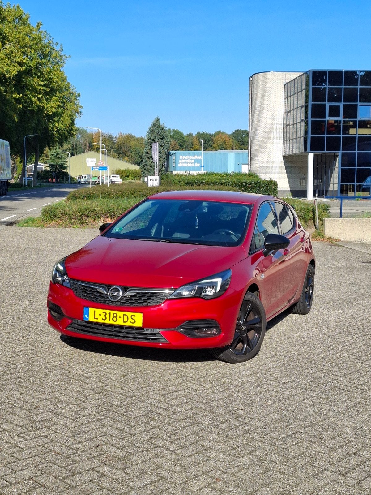 Opel Astra 1.2 Turbo 110pk 2021 Rood, Auto's, Voorwielaandrijving, Stof, Zwart, 1199 cc