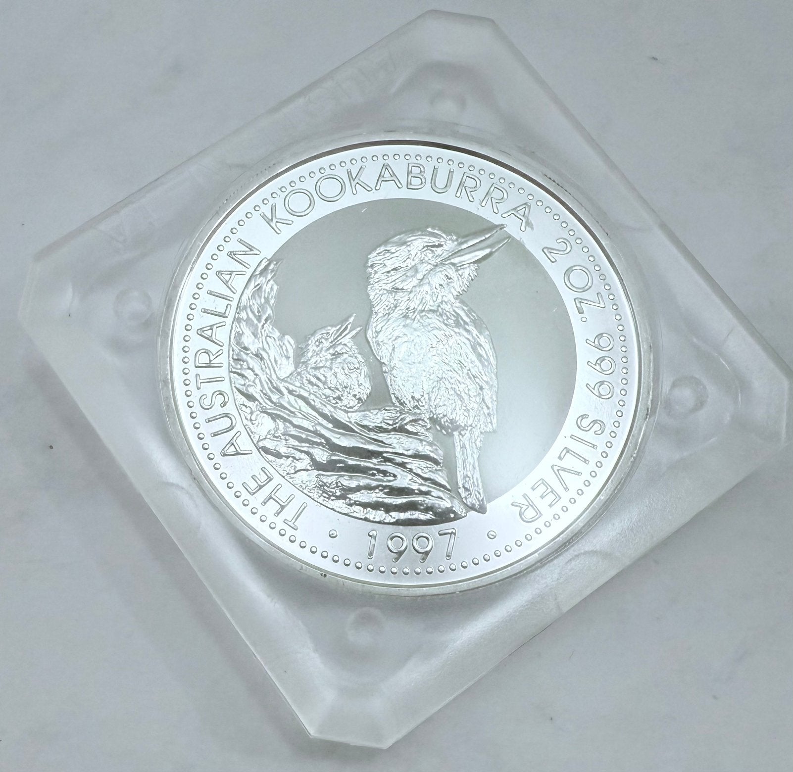 2oz 1997 Australian Kookaburra / 999 zilver, Postzegels en Munten, Ophalen of Verzenden, Zilver