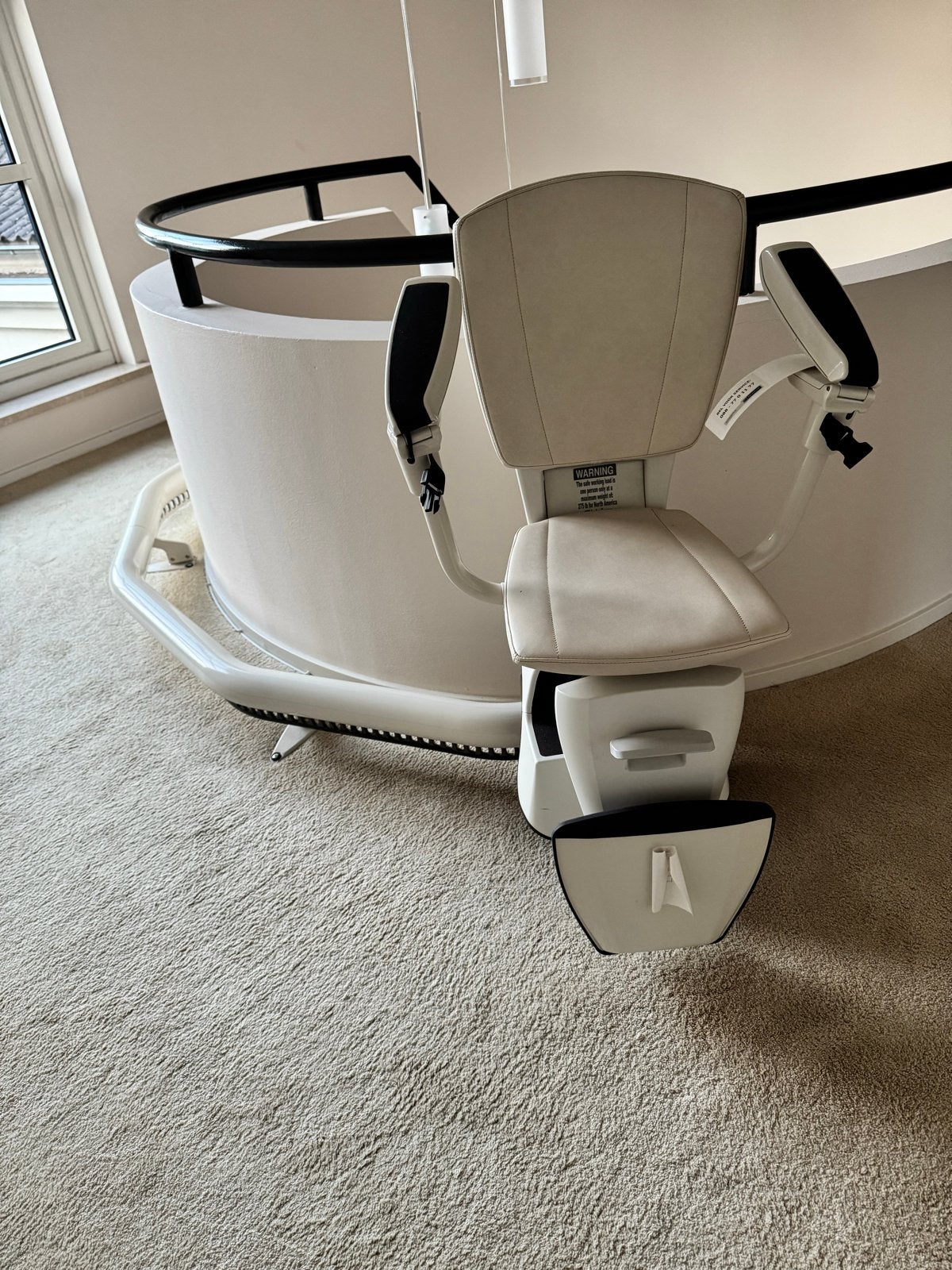 stoel traplift voor in huis ., Diversen, Trapliften, Ophalen, Gebruikt, Met bocht